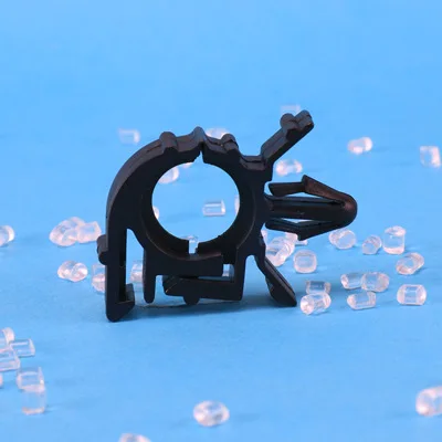 Durable automotive cable fastener clip, cable pipe automatic push type plastic clip