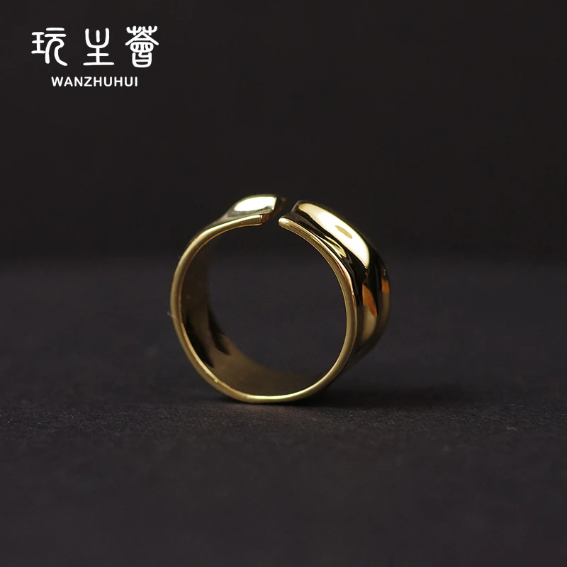Фабричное женское ювелирное изделие медная латунь 14k золото заполненное Широким