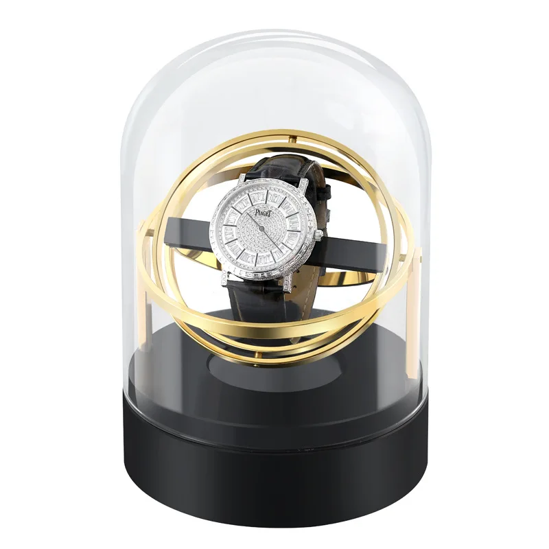 Gostar Jewelry Silent Watch Winder Mechanical Watch Rotator Rotary Storage Winder Case