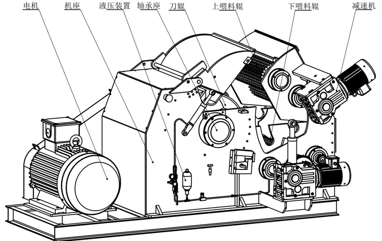 High capacity of BX218D craftsman wood chipper electric chipper  champion wood chipper