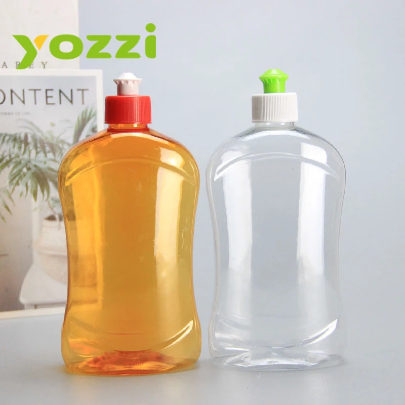 transparent floor cleaner tile polishing empty dishwashing liquid dish soap bottle for dishwashing liquid