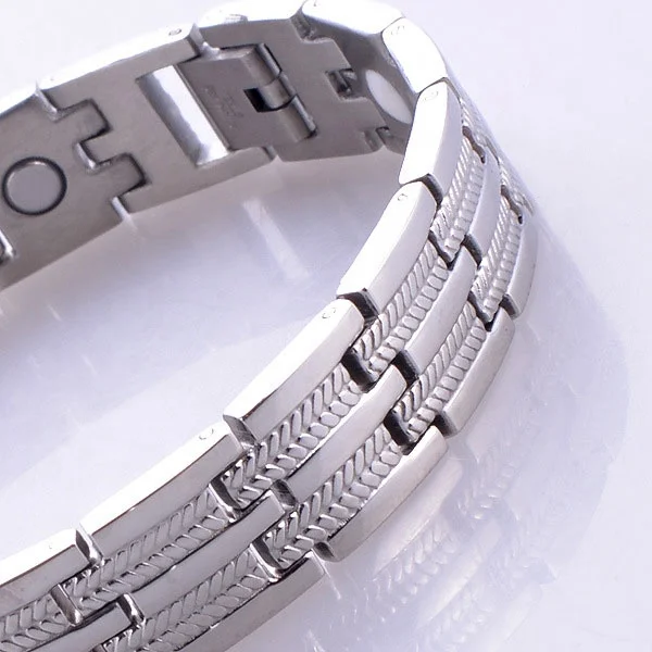 Healing EMF protection Balance power energy Magnets therapy germanium bracelet for health body care