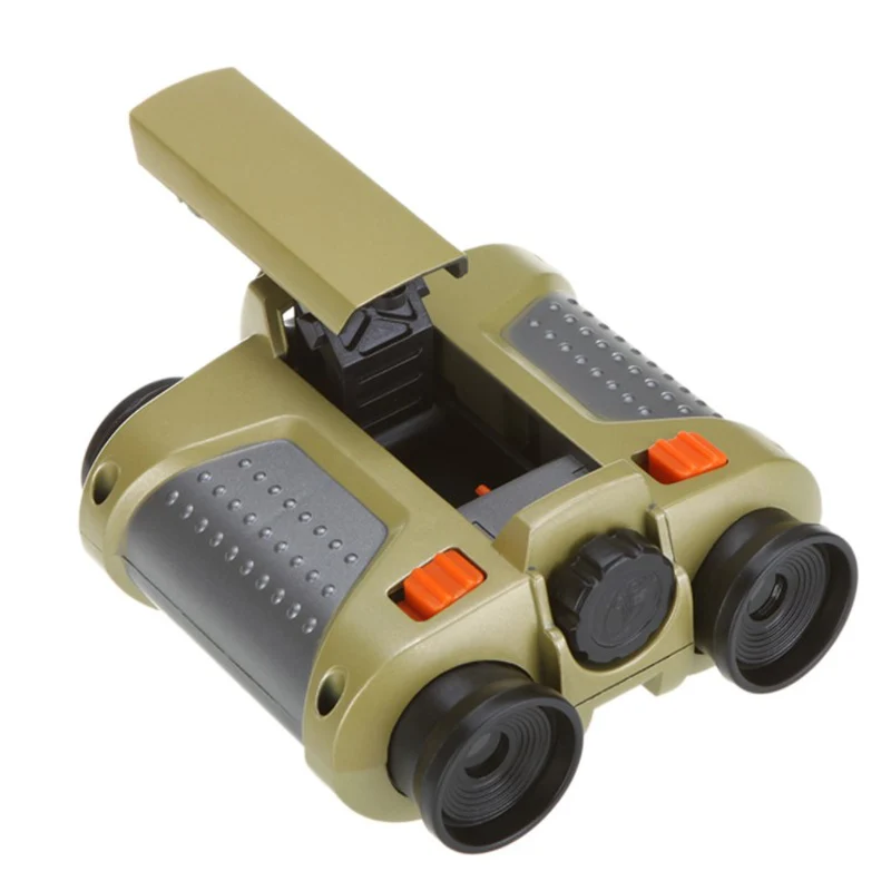 Promotional best gifts for kids plastic toy binoculars night version  telescope