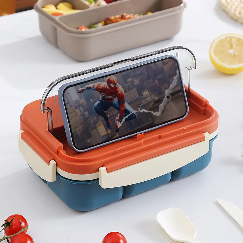 Bento Lunch Box LeakProof Lunch Box Containers For Adult Kids With Leakproof Divider Utensil Set LunchBox Multiple Compartments