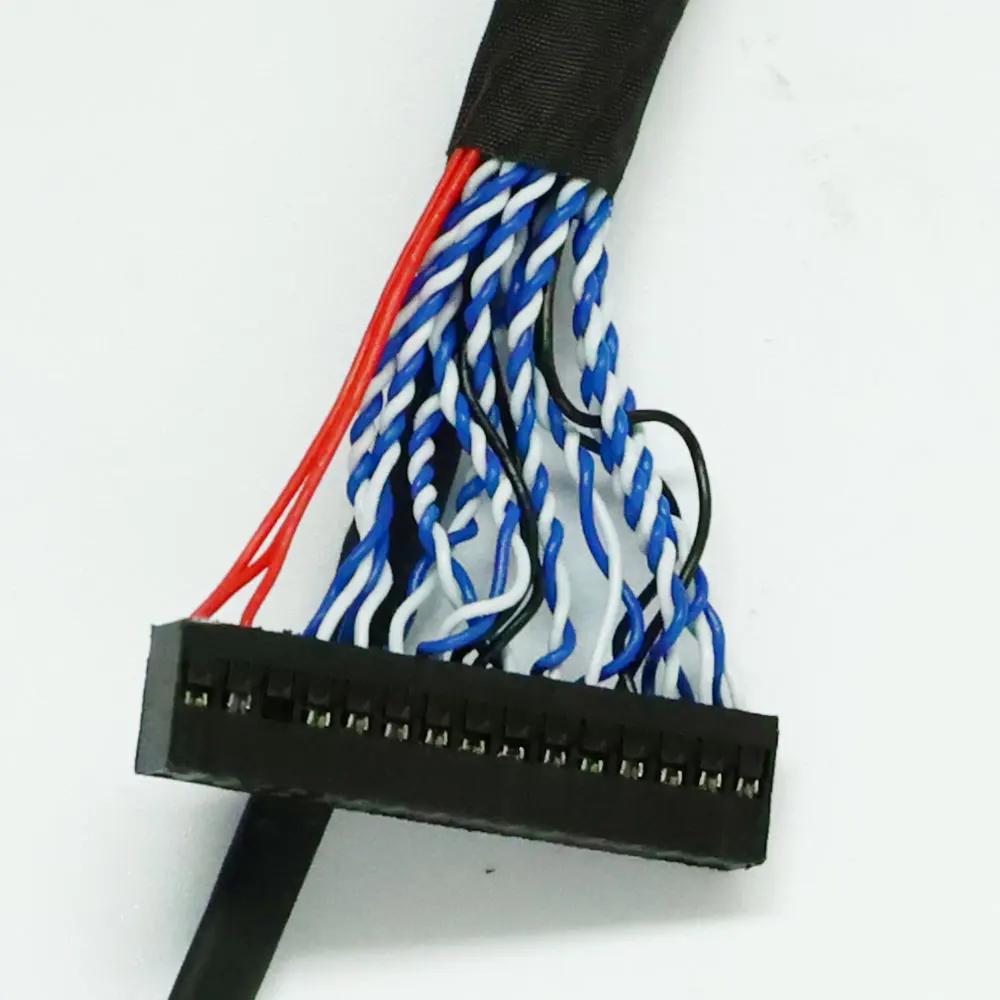 51 pin 41 pin connector lvds cable for lcd led custom laptop lvds cable 60 20 30 50 40 pin lvds cable