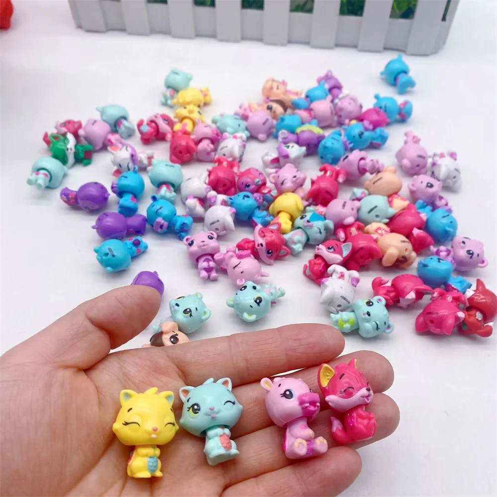Cute cartoon mini dolls Dinosaur Eggs small toys Magic Hatching Egg figures toys Models PVC Action Figures Toys for kids