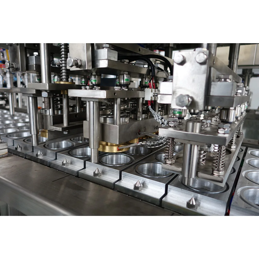 J&Ben milk and coffee cup filling sealing machine
