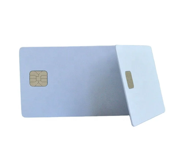 Best price FM4442 contact IC chip blank PVC smart card for payment and access