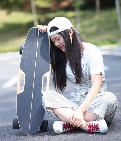 Best Selling Cheap New 29.4v 4 wheel drive all terrain Lithium Battery Electric Electric Skateboard For Adult