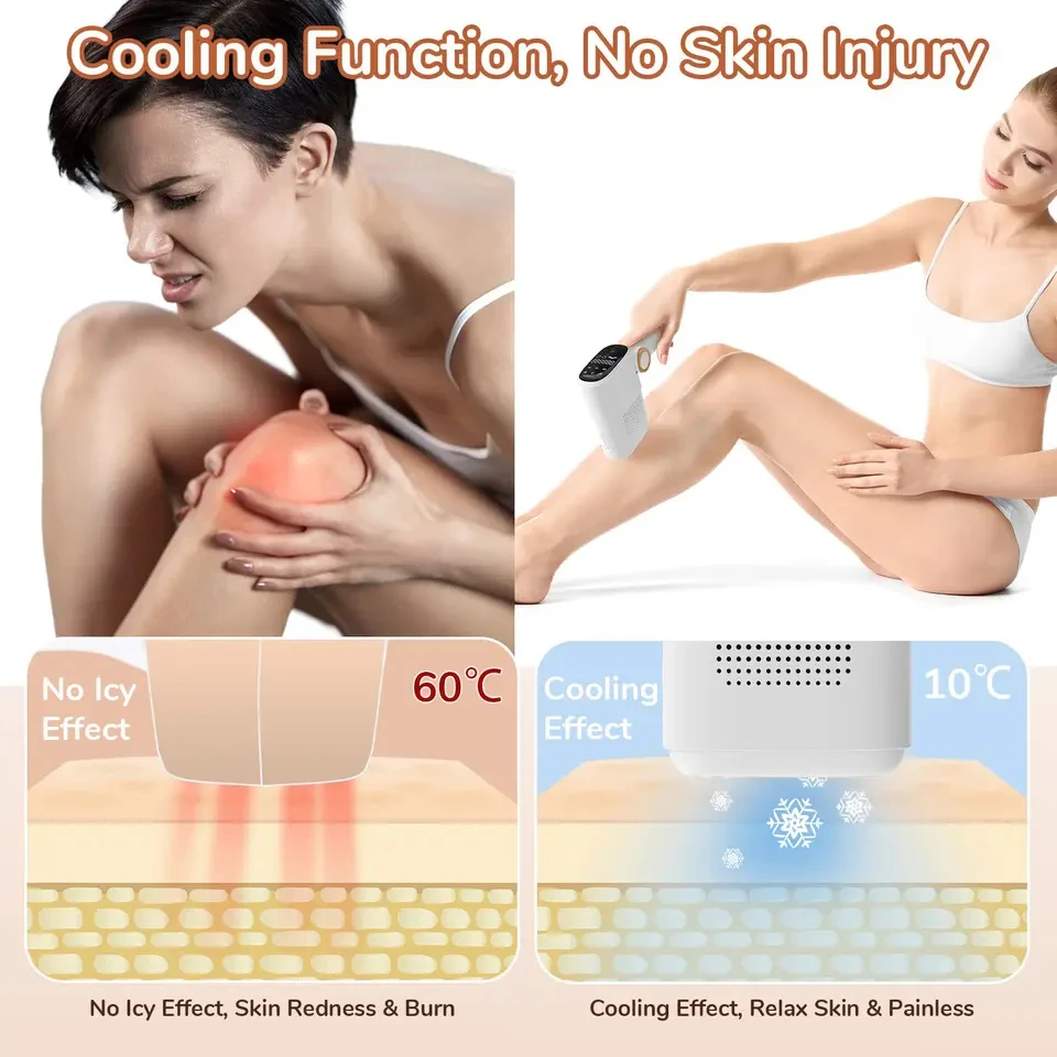 Portable Hair Remover Devices Handset Ice Lasers Machine Depiler Mini Portable Women Beauty Depilation Laser