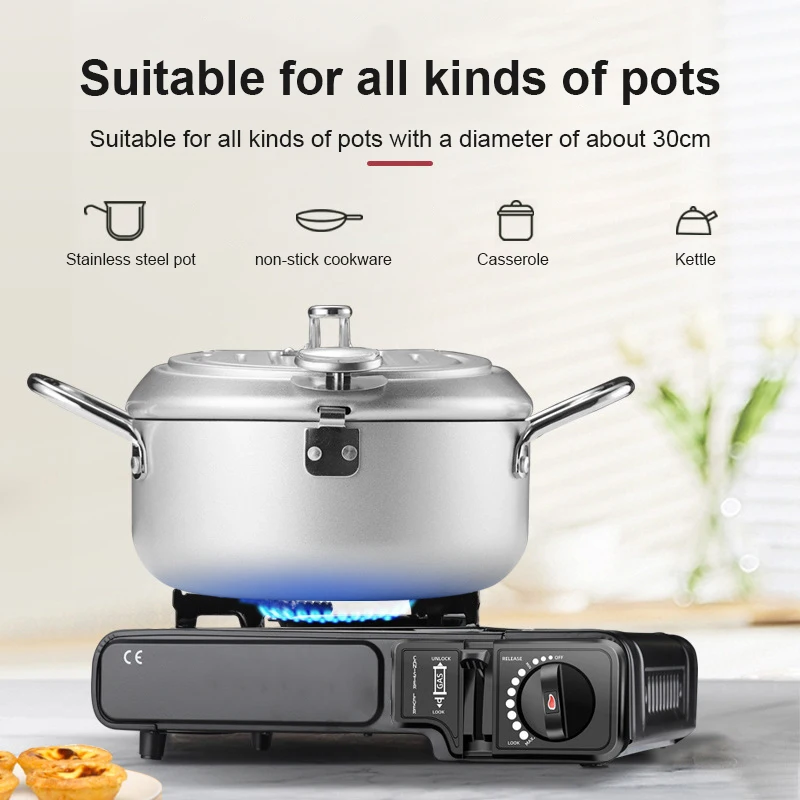Wholesale Household Outdoor Portable Barbecue Butane Stove Camping Multi-function 2.9 kW Gas Stove Camping