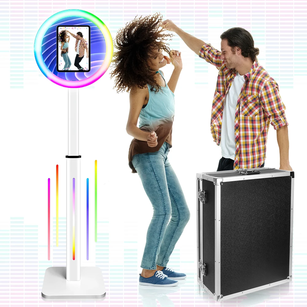 Durable 8ft aluminum tube stand tension fabric pillow case cover photo booth backdrop