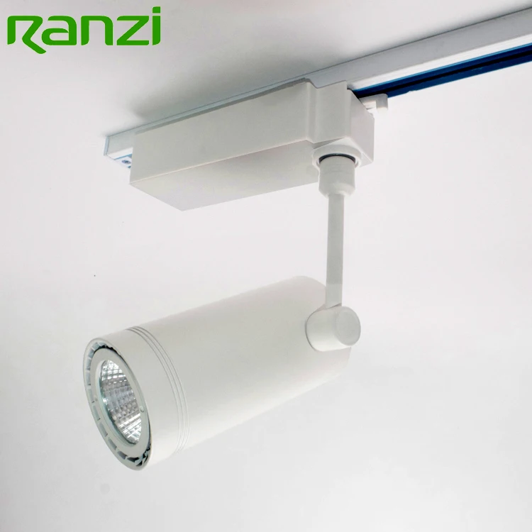 Museum Focus Spot Lighting Fixture 2 3 Wires Flicker Free Dimmable 25W COB LED Track Light
