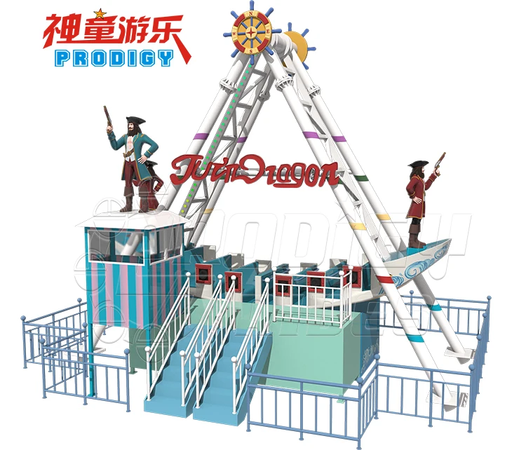 Carnival ride fun fair outdoor luxury 16/24/36/40 seats pirate ship attraction for sale