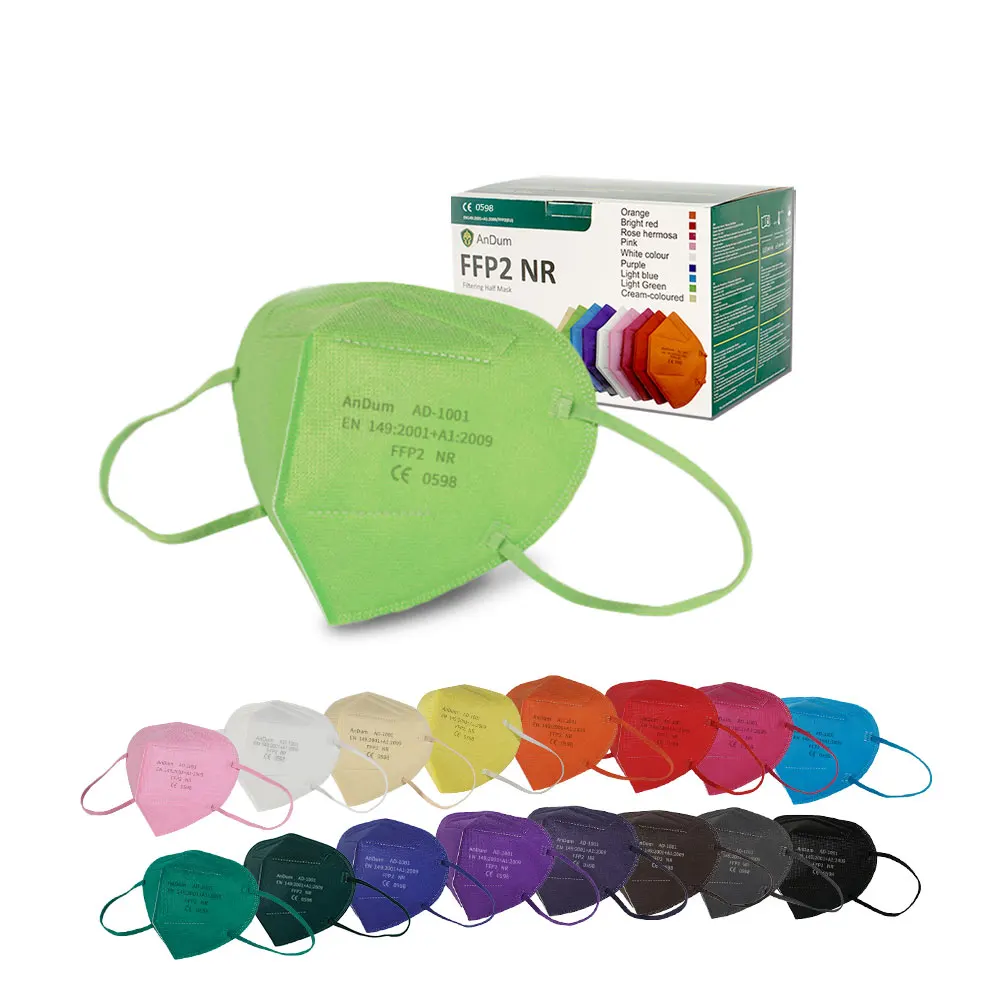 Andum protective equipment Europe warehouse children kn95 nr en 149 ce black mascherine mascarillas kf94 masque ffp2 face mask
