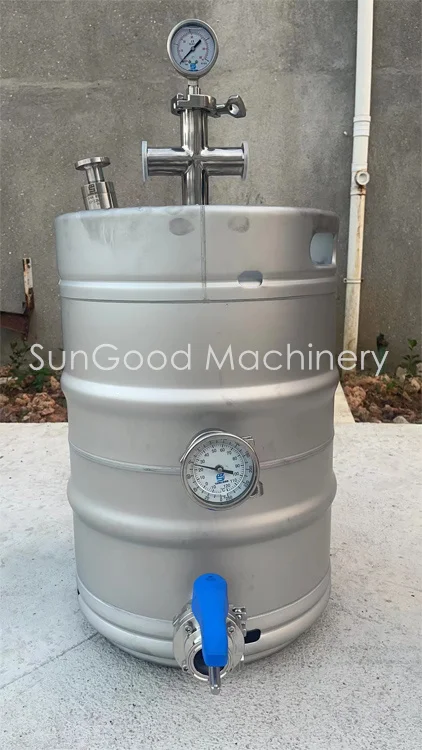 1/2bbl Stainless Steel Yeast Propagation Beer Keg Yeast Brink Tank Yeast Keg