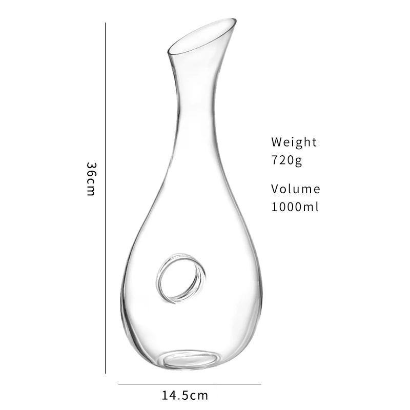 MEIZHILI  Stock Wholesale Luxury High Quality Crystal Glass Wine Decanter