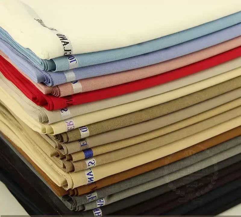 Instock twill worsted wool polyester  wool SUIT fabric multiple colors cheap price