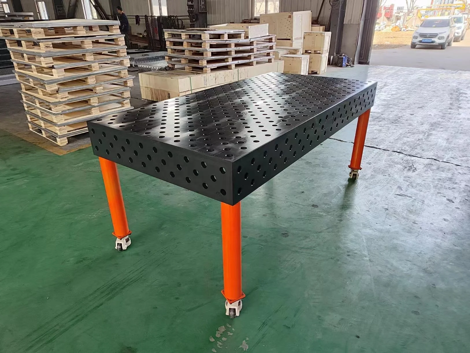 cast iron welding table D28 type