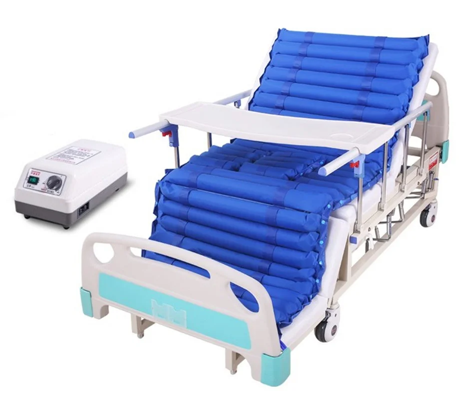 
High Quality 5 Function Manual ICU Patient Care Folding Hospital Bed for Wholesale 