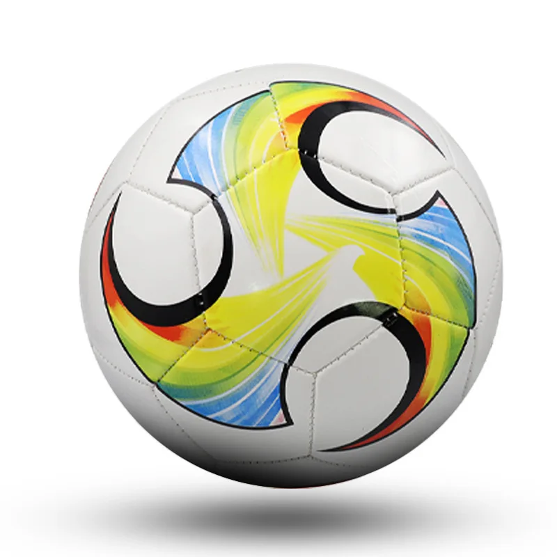 Custom LOGO PVC Soccer Ball Machine Sewing Size 3 Size 4 Size 5 Football Ball Child Training Team Match Balls Red