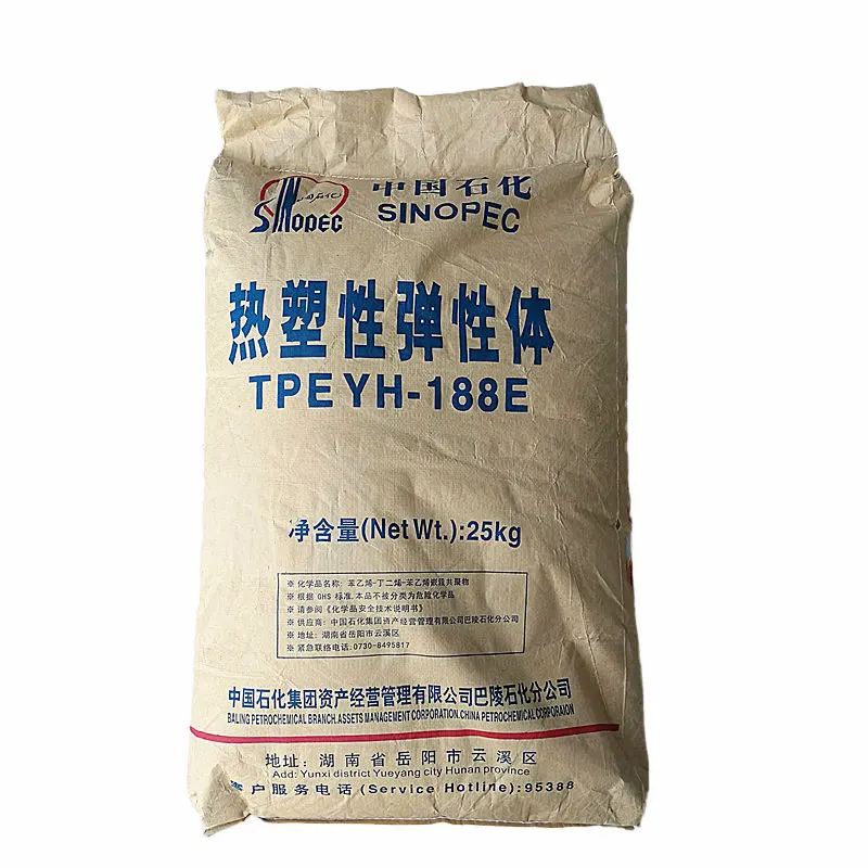 Прямая продажа термопластичных стирол-бутадиеновых YH-188E Sinopec SBS для резиновых изделий из белого водонепроницаемого