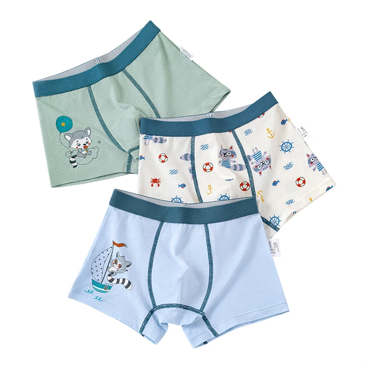 Top Selling Boys Breathable Mesh Boxer Brief Kids Sport Underwear