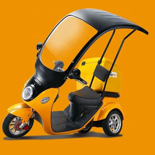 3 Wheels Electric Food Delivery Scooter, Pizza Delivery Scooter, KFC Delivery Scooter