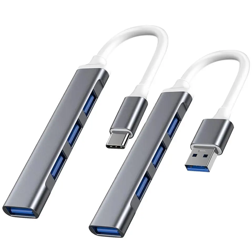 Support otg function 4 port multi usb hubs usb 3.0 docking station for ipad laptop macbook pro high speed usb type c hub Adapte