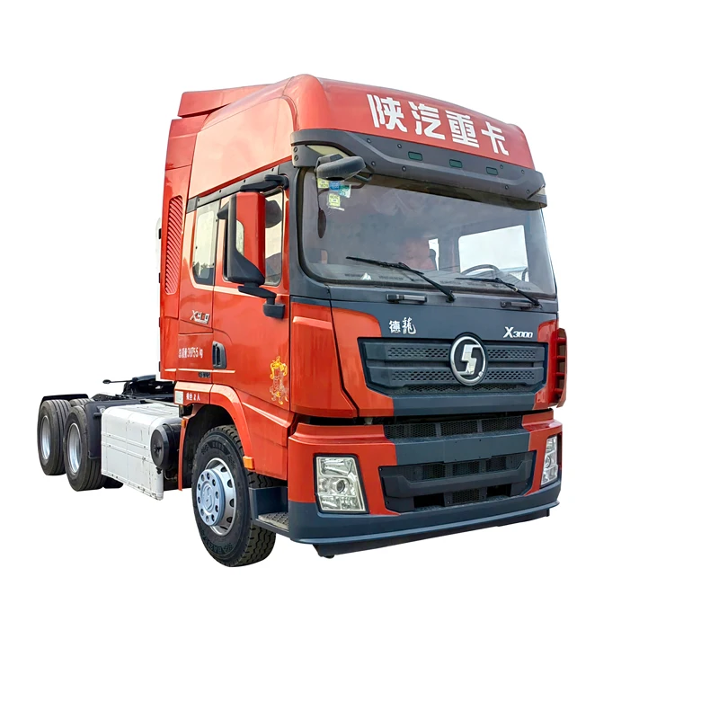 Euor 5 stock natural gas truck 6x4 480hp 10 wheels shacman CNG tractor truck for sale