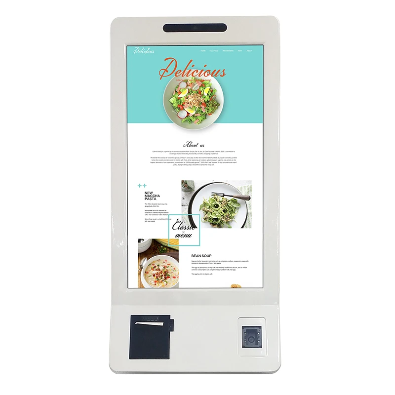 Payment Terminal Kiosk Supermarket Equipment Queue Ticketing System Touch Screen Totem Self Service Payment Kiosk Machine