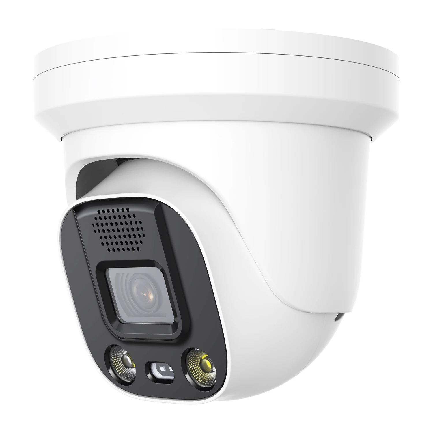 TySvance Newest 5MP Turret Color Night vision Red&Blue POE HD IP Surveillance Security CCTV Network Camera Two Way Audio