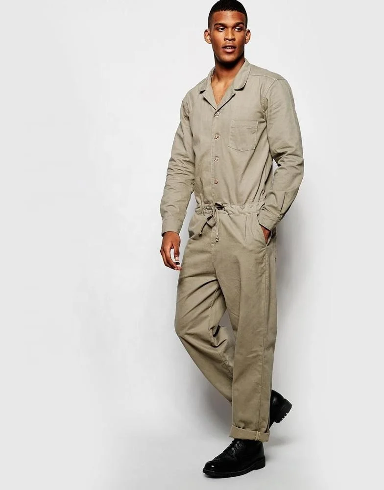 Boiler Suits-Men Work Wear Cotton Made Boiler Suits With Custom Size