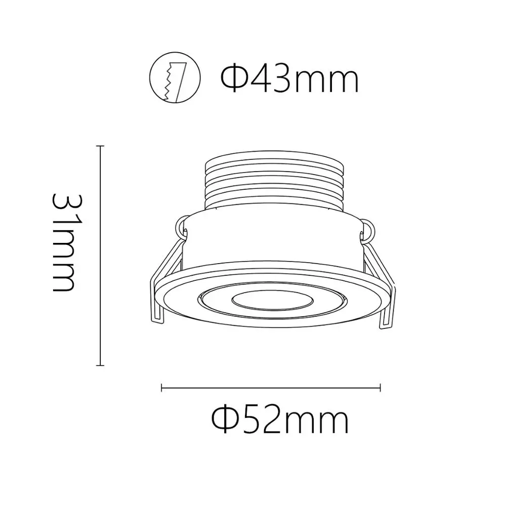 
Round Remote Control Led Downlight Down Indoor Large Led Ceiling Spot Light 