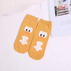 five color casual cartoon  socks ladies lovely  cotton socks custom socks logo