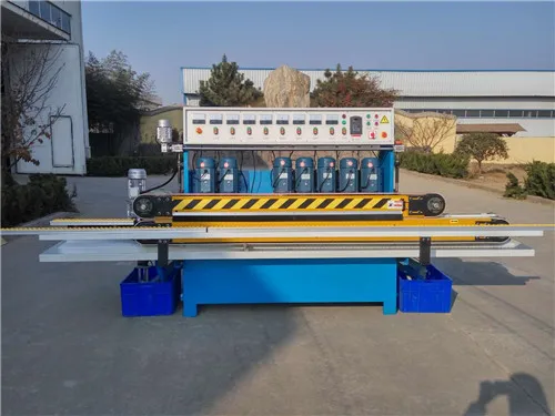 Good Quality 9 Motor Glass Mirror Edging Machine Beveling Machine Straight Line Polishing Machine