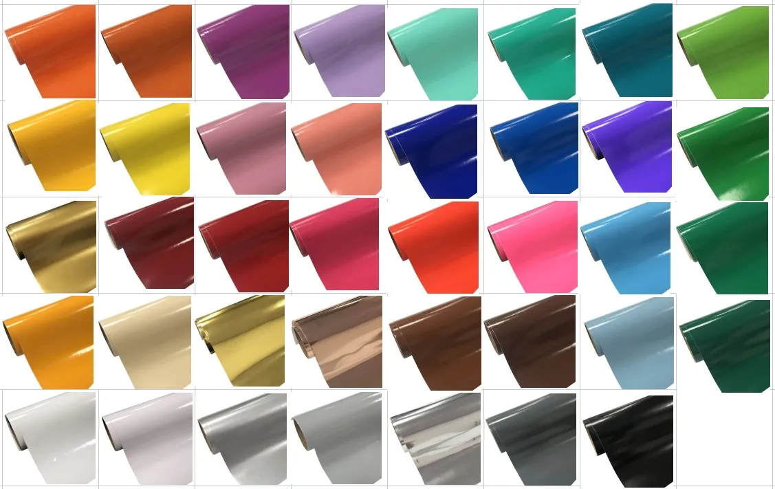 12 Inch Easy to Cut & Weed Heat Transfer Vinyl White PVC Iron on Vinyl Roll for T-Shirts HTV Vinyl for Silhouette Cameo & Cricut