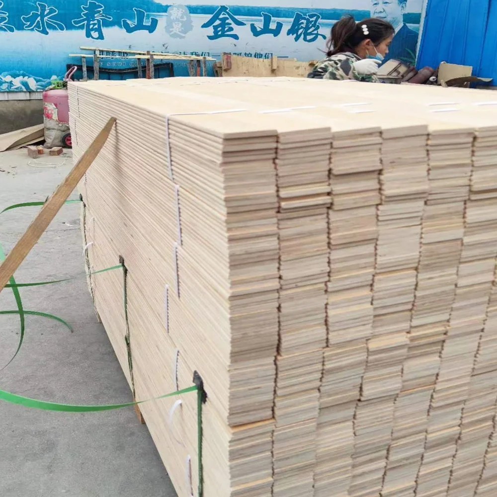 Cheaper Price Flat Birch Wood Bed Slats