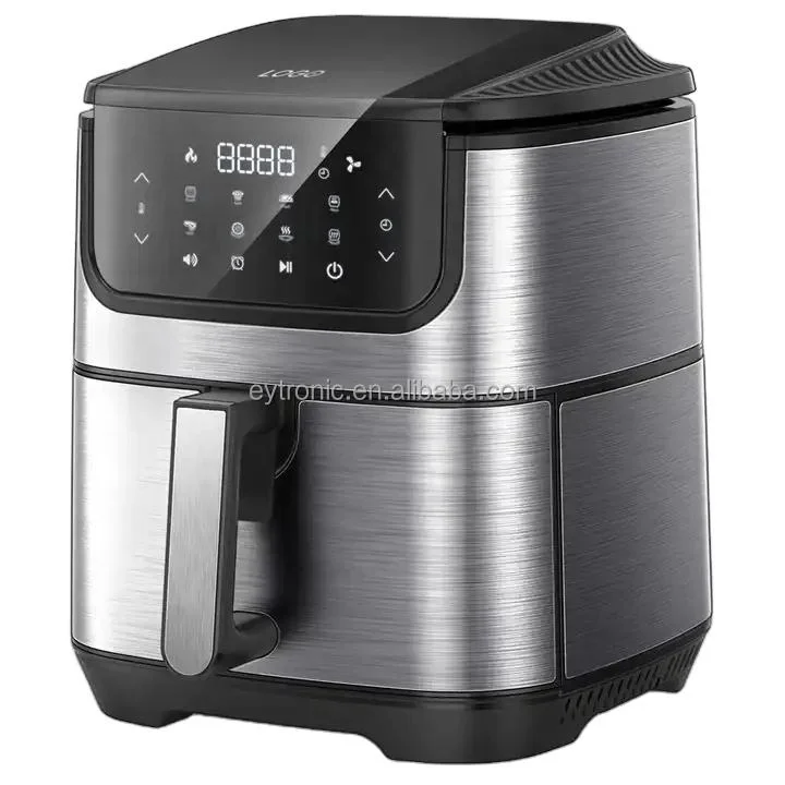 Hot Air Fryers with Digital LED Touch Screen 6l 8-12 Presets Preheating and Keeping Warm Air Fryer