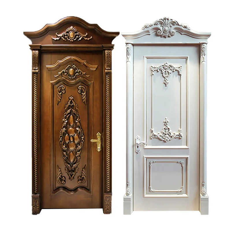 Exquisite carved doors house decoration customization factory price interior room door furniture