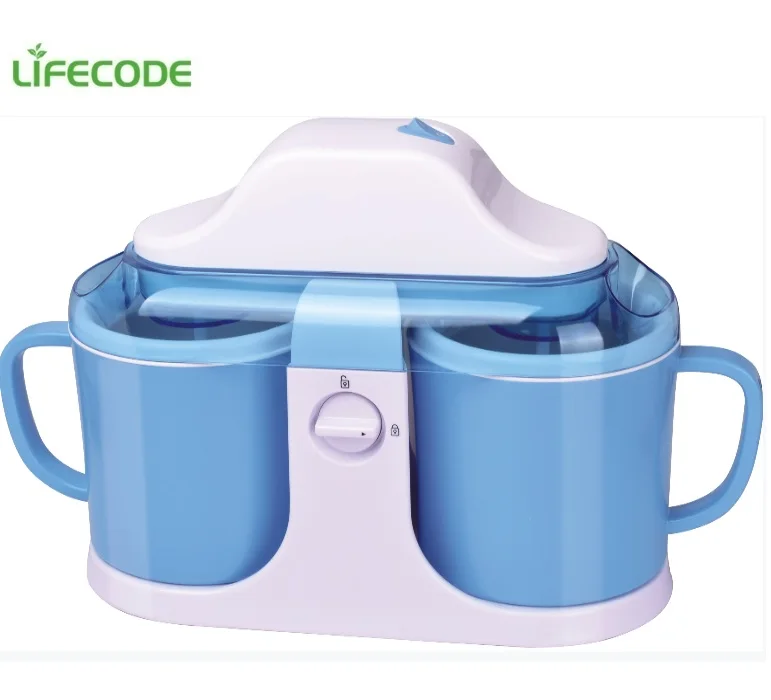 230V mini ice cream maker Fruit ice cream maker Milk ice cream maker with two cups