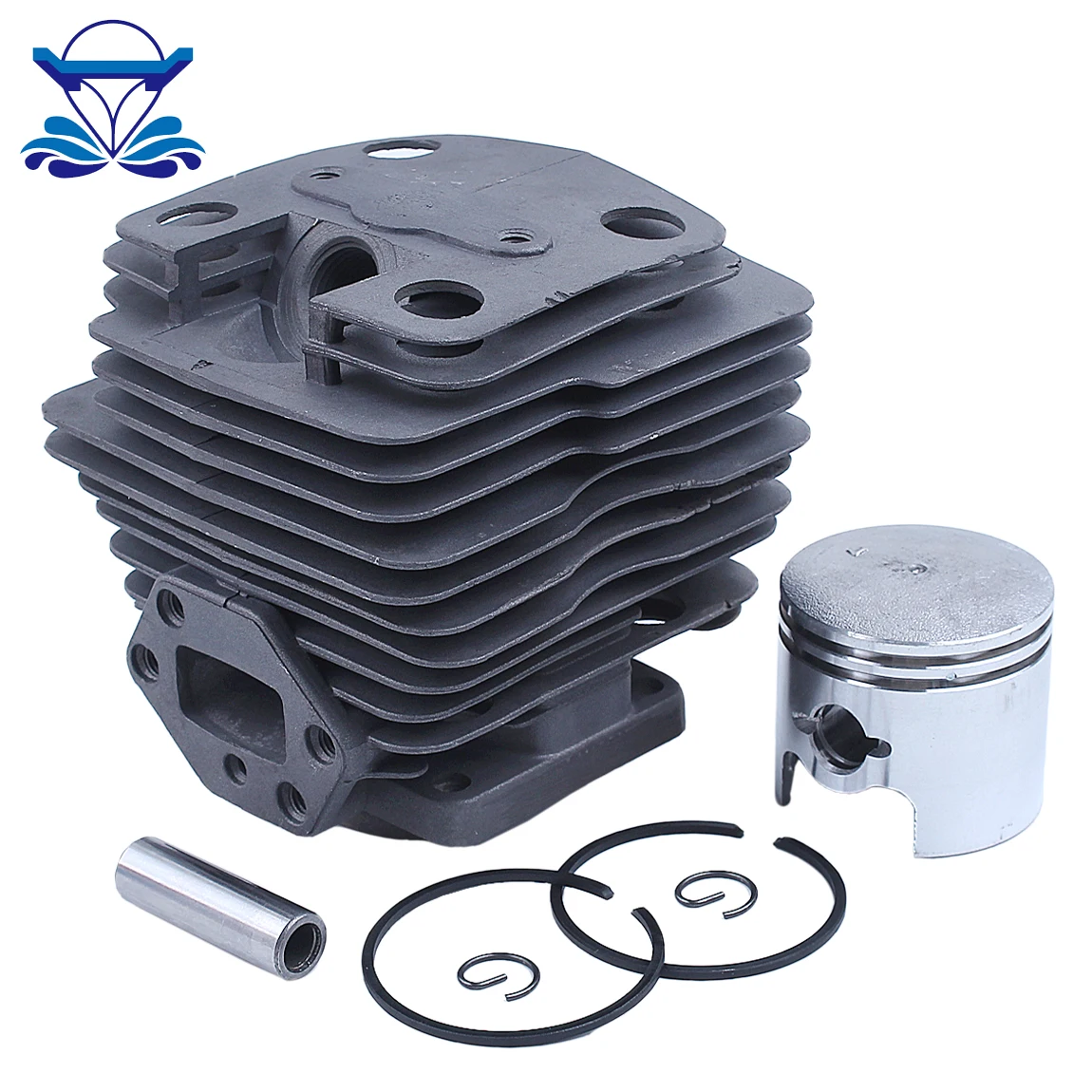 Field Mower Engine Dia 40mm Cylinder Piston Ring Kit for Husqvarna 143R-II 443R Grass Trimmer
