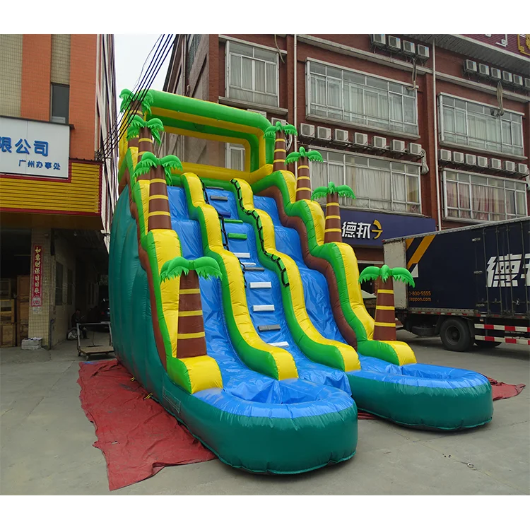 Лучшая цена гигантская надувная водная горка из ПВХ надувные водные