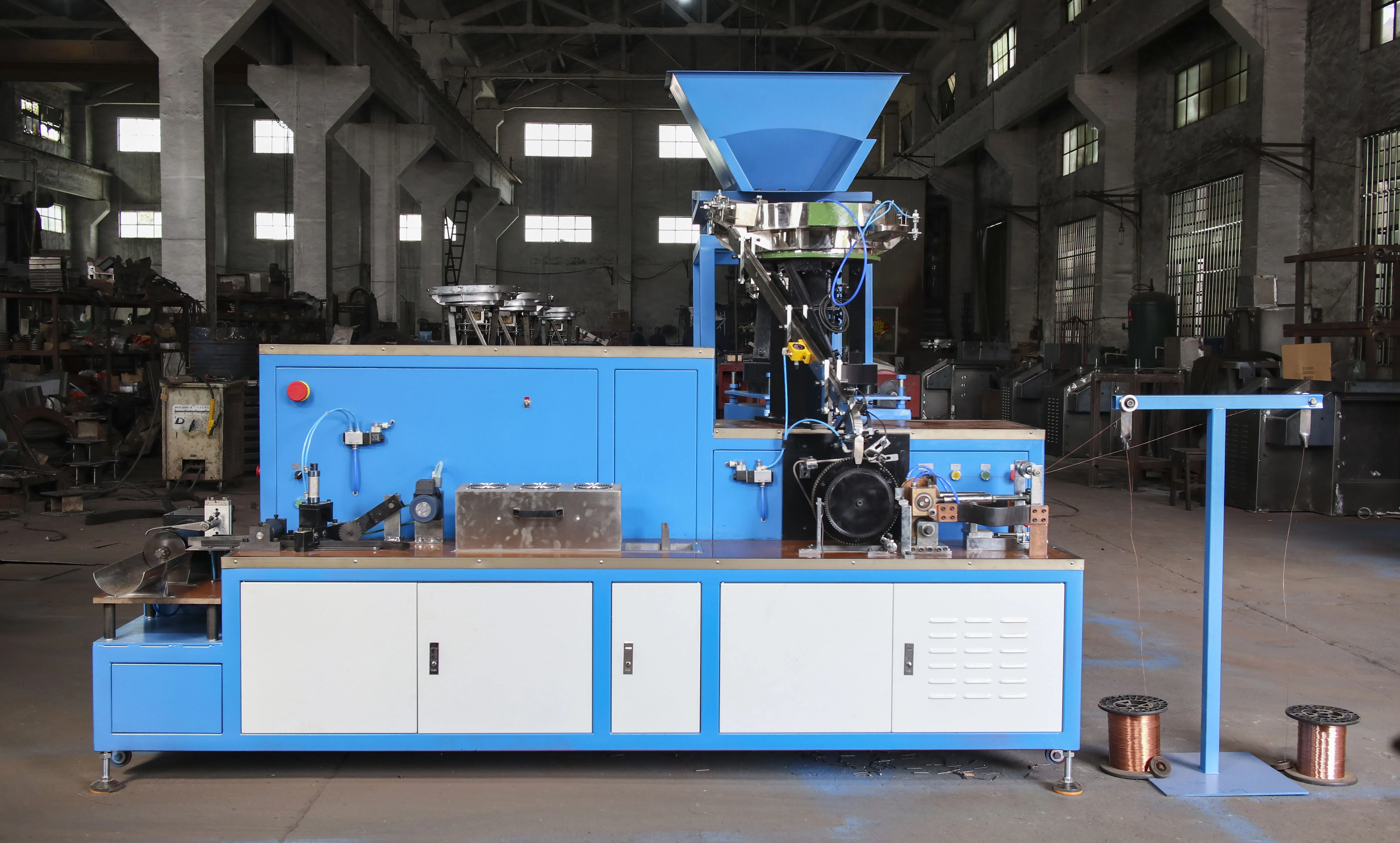 High speed coil nail making machine wire welding machine