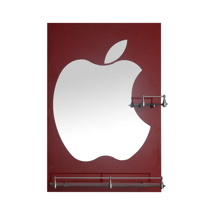 fashion apple shaped home decor combined mirror