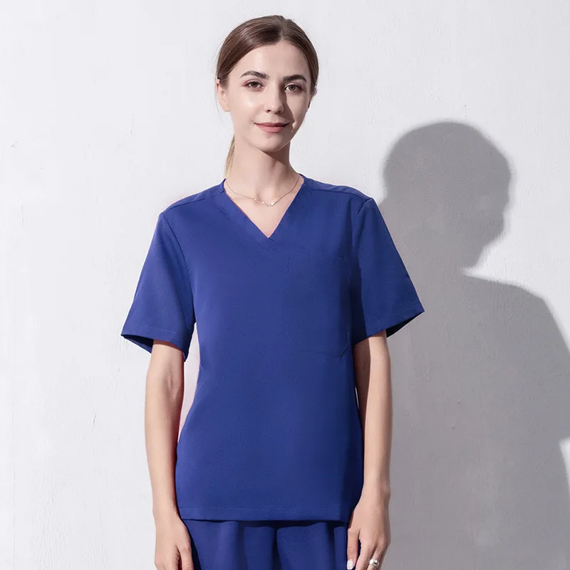 Women and Man Jogger Medical Nursing Scrubs Uniforms Sets Wholesale Doctors and Nurses Female