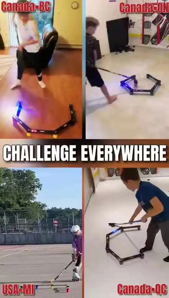 Wholesale High Quality Stick Handling Five Sections Smart Stickhandling Trainer