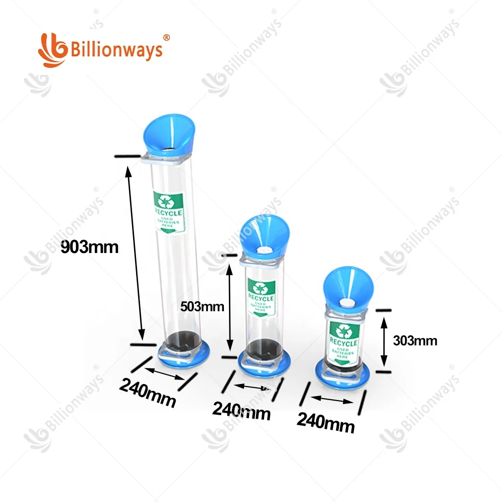 Контейнер для переработки батарей 10 л, трубка для переработки батарей, трубка для сбора батарей для оптовой продажи