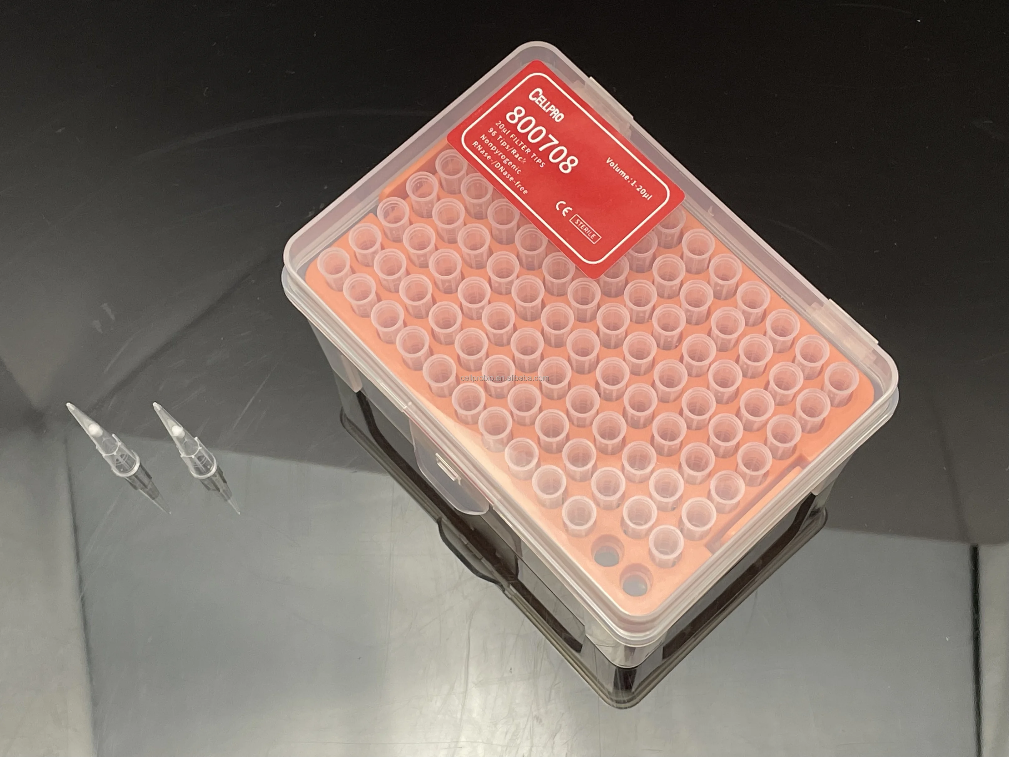 Оптовая продажа полипропиленовых одноразовых наконечников пипетки 200 мкл, пластиковые наконечники Микропипетки