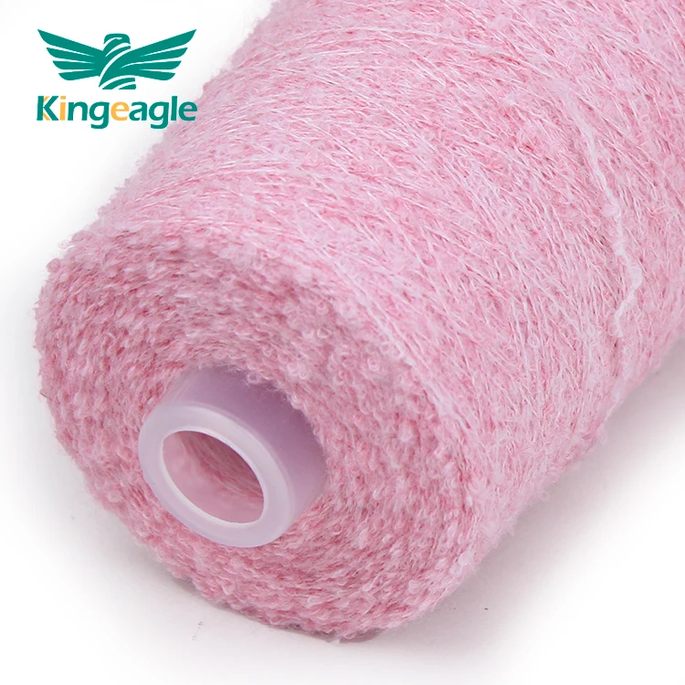 Kingeagle Hot Style Customized Polyester High Elastic 5%Spandex Fancy Loop Yarn for Clothing